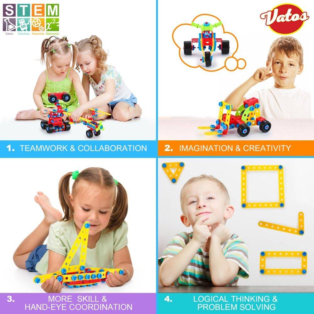 STEM Educational Konstruktionsbaukasten Kreativ Spielzeug für Kinder Jungen & Mädchen ab dem Alter von 6 Jahre