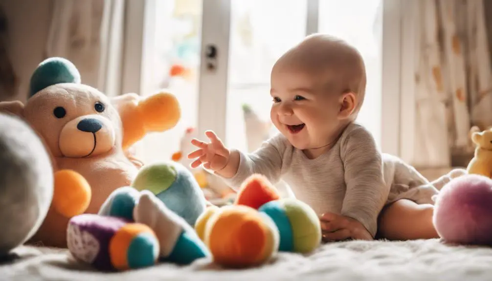 interaktion mit baby spielen